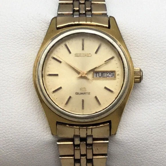 Seiko | Accessories | Vtg Seiko Sq Watch Women 25mm Gold  display picture 2